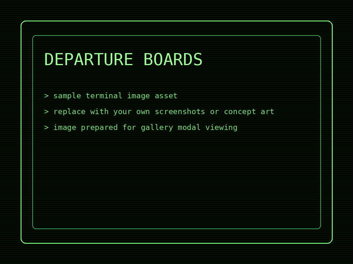 Departure Boards Snapshot